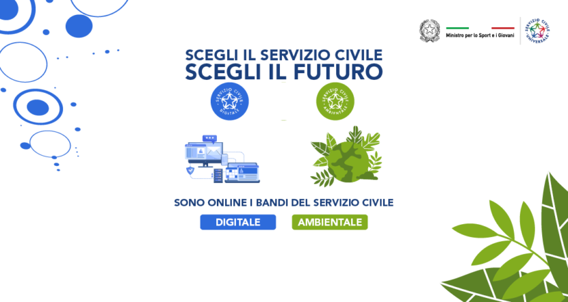 Bando Servizio Civile           Ambientale e Digitale